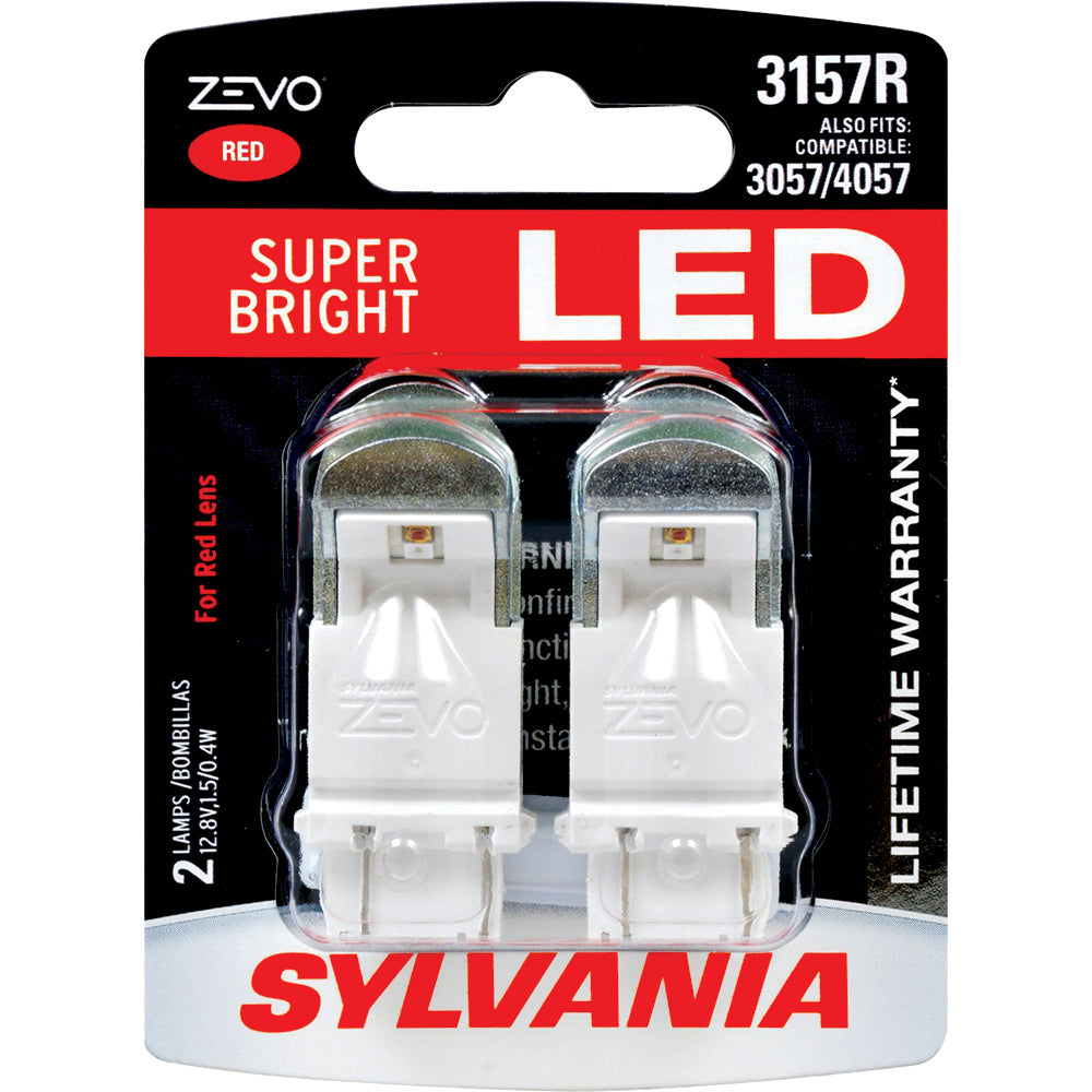 ZEVO 3157 Red Auto LED Bulb Pack of 2