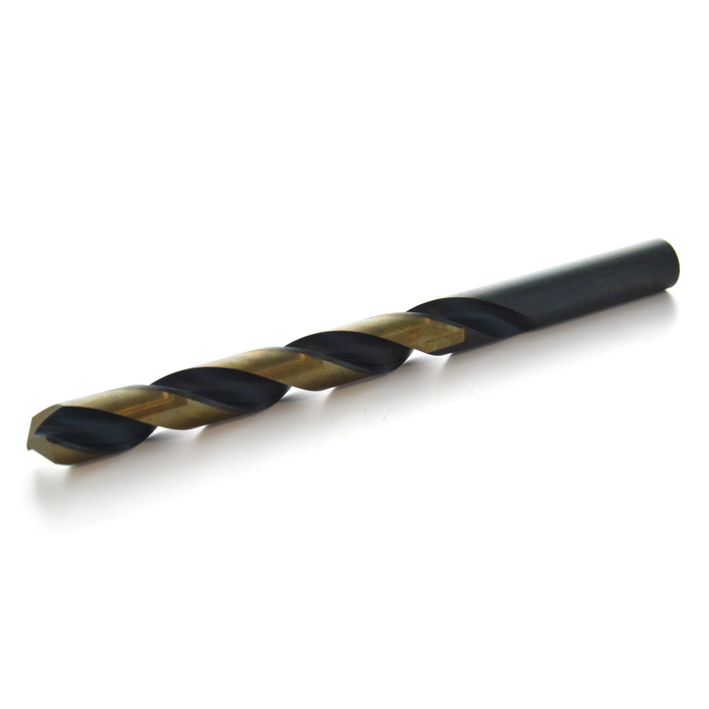 5.1 mm 135 Degree Split Point Black and Gold Oxide Hss Heavy Duty Jobber Length Drill Bit