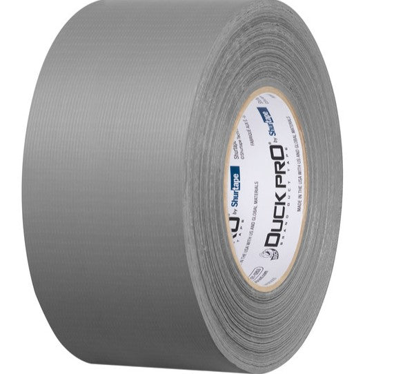 3 Inch x 180 Foot Black Duct Tape 11Mil Silver
