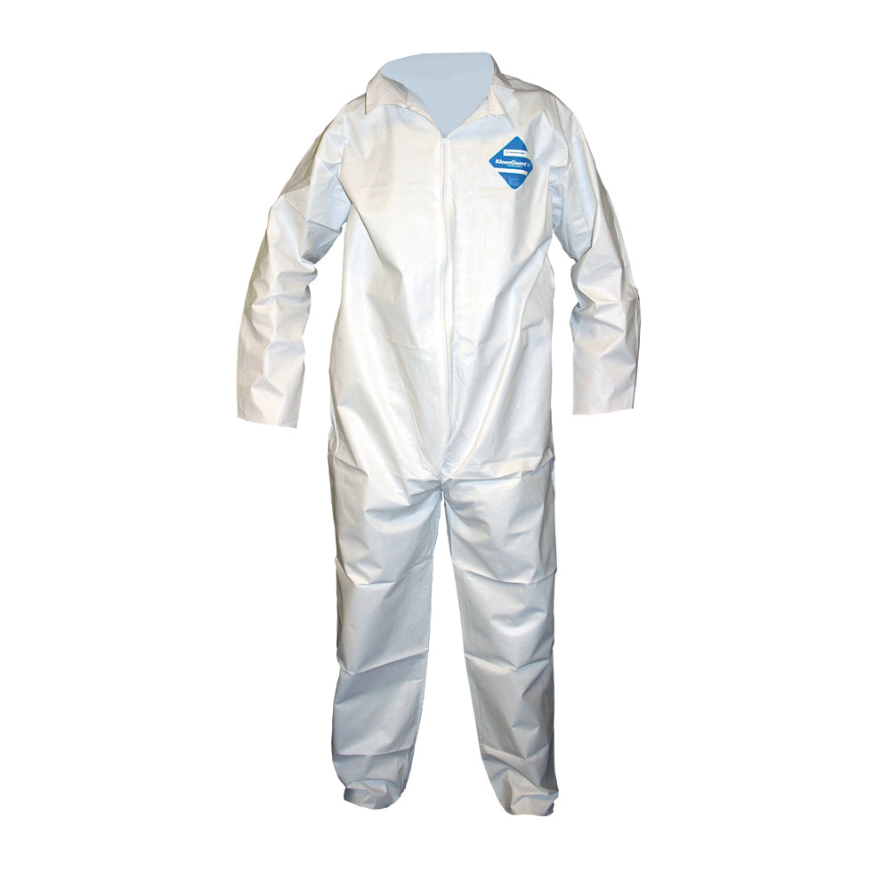 Large White Breathable Microporous Film Laminate A40 Liquid and Particle Protection Apparel