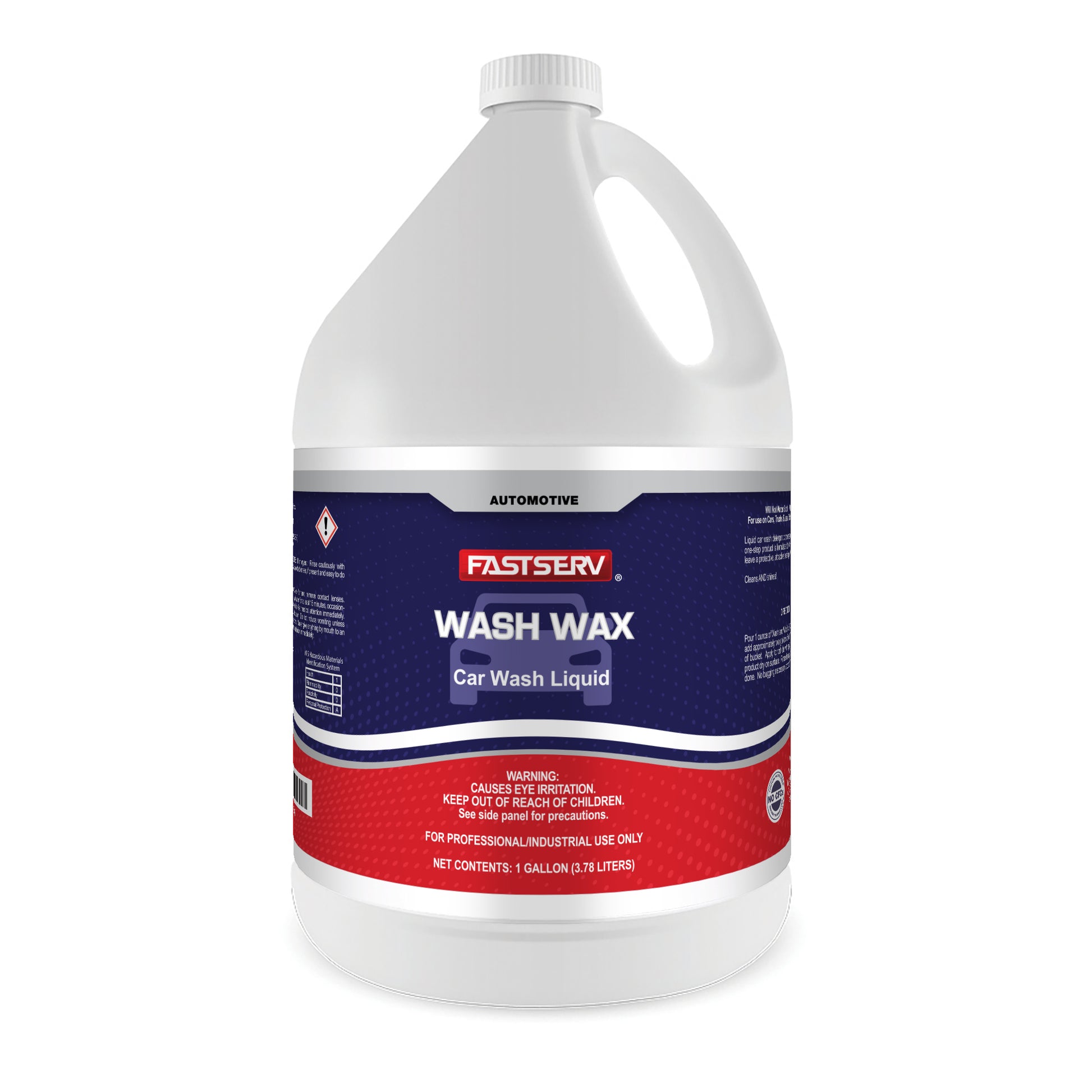 Fastserv Wash Wax Car Wash Cleaner - 1 Gallon