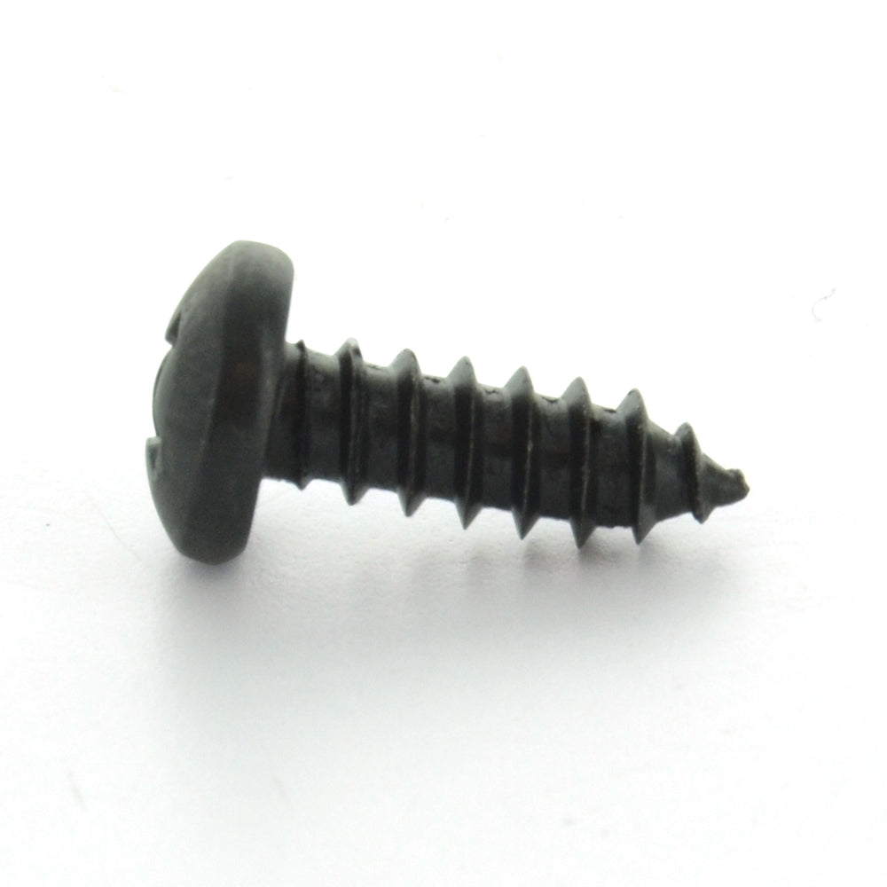 #10 x 2 Inch Black Oxide Alloy Steel Pan Head Type-Ab Self-Tapping Sheet Metal Screw