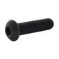 1/4-28 x 1 Inch Fine Black Oxide Medium Carbon Steel Button Head Socket Cap Screw