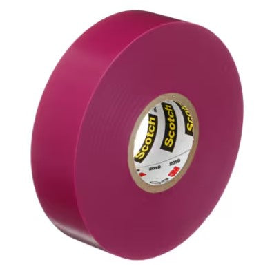 3/4 Inch x 66 ft Scotch 35 Vinyl Electrical Color Coding Tape Violet