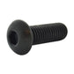 1/2-13 x 1-1/2 Inch Coarse Black Oxide Medium Carbon Steel Button Head Socket Cap Screw Usa