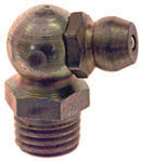 M8 x 1 Zinc Yellow Steel 90 Degree Euro Hydraulic Grease Fitting