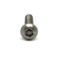 #10 x 1-1/4 Inch Stainless Steel Hex Pin Button Head Tamper Resistant Sheet Metal Screw