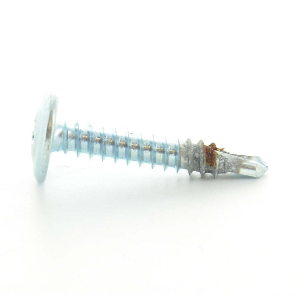 #8-18 x 1/2 Inch Zinc Plated Steel #2 Point Modified Truss Head Self-Drilling Tek Screw