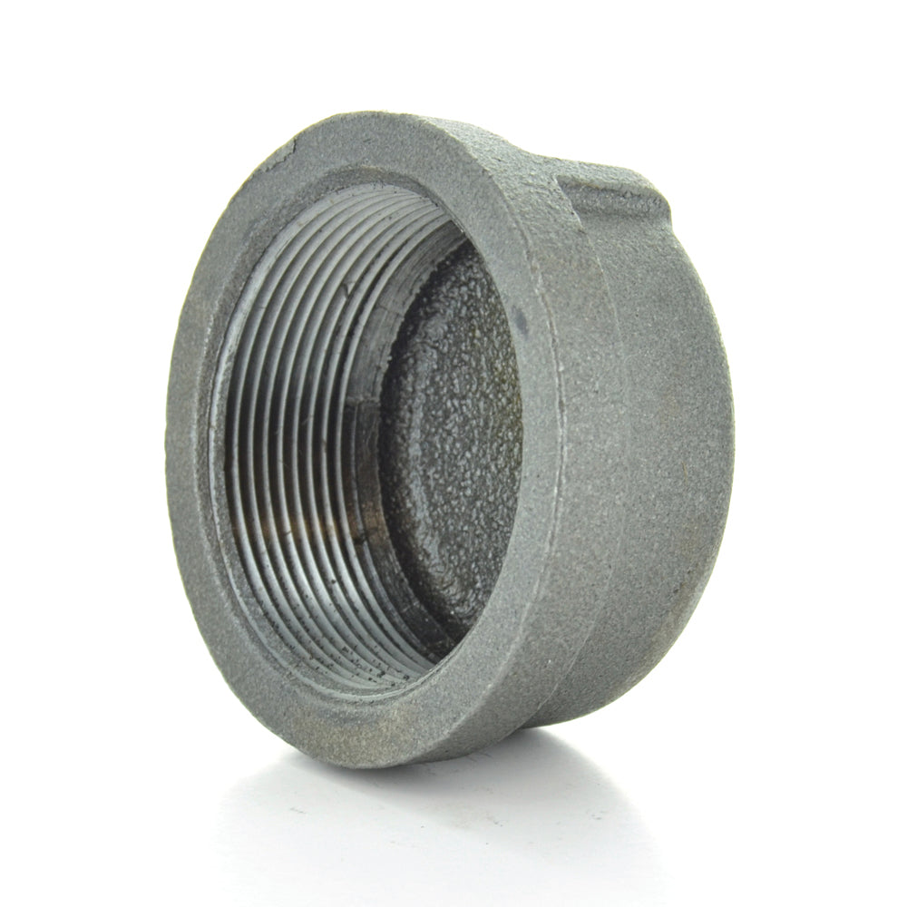 2" Schedule 40 Malleable Iron Cap Black