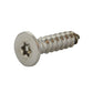 #8 x 3/4 Inch Stainless Steel Torx Pin Flat Head Tamper Resistant Sheet Metal Screw