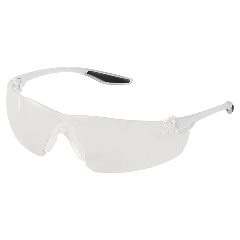 Discus Indoor/Outdoor Lens, Frosted Clear Frame Safety Glasses