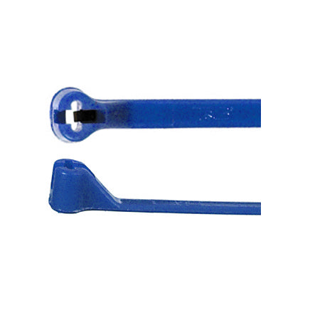 3-5/8 Inch 18 Lb Thomas and Betts Ty-Rap Colored Nylon 6/6 Cable Tie Blue