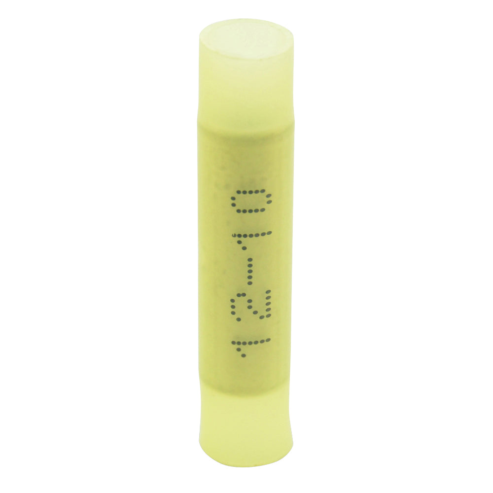 12-10 Gauge Butt Connector Nylon Insulated Yellow