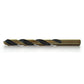 7/16 Inch Tin Coated Jobber Length Drill Titanium Nitride Finish High Speed Steel