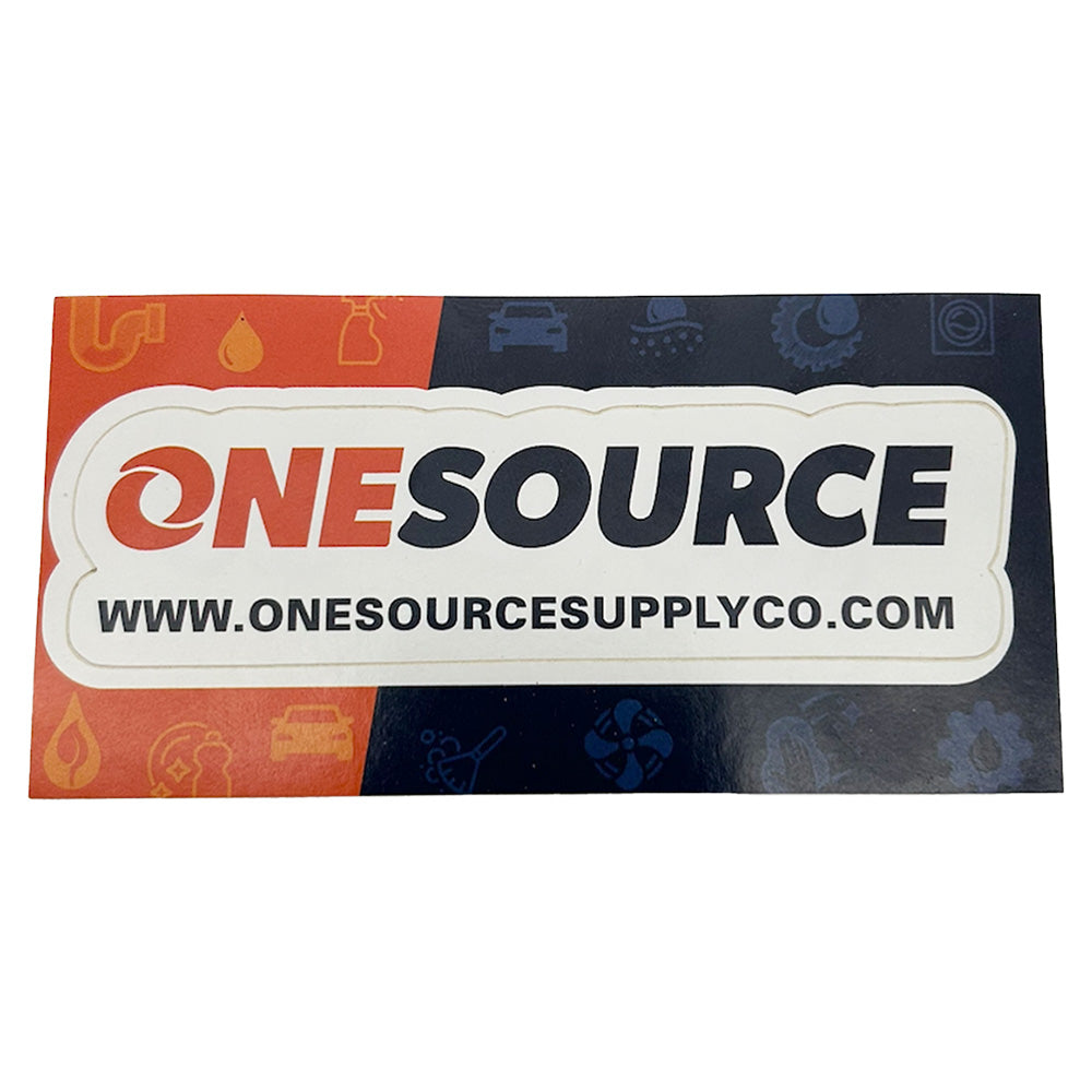 One Source Sticker Label With Company Logo