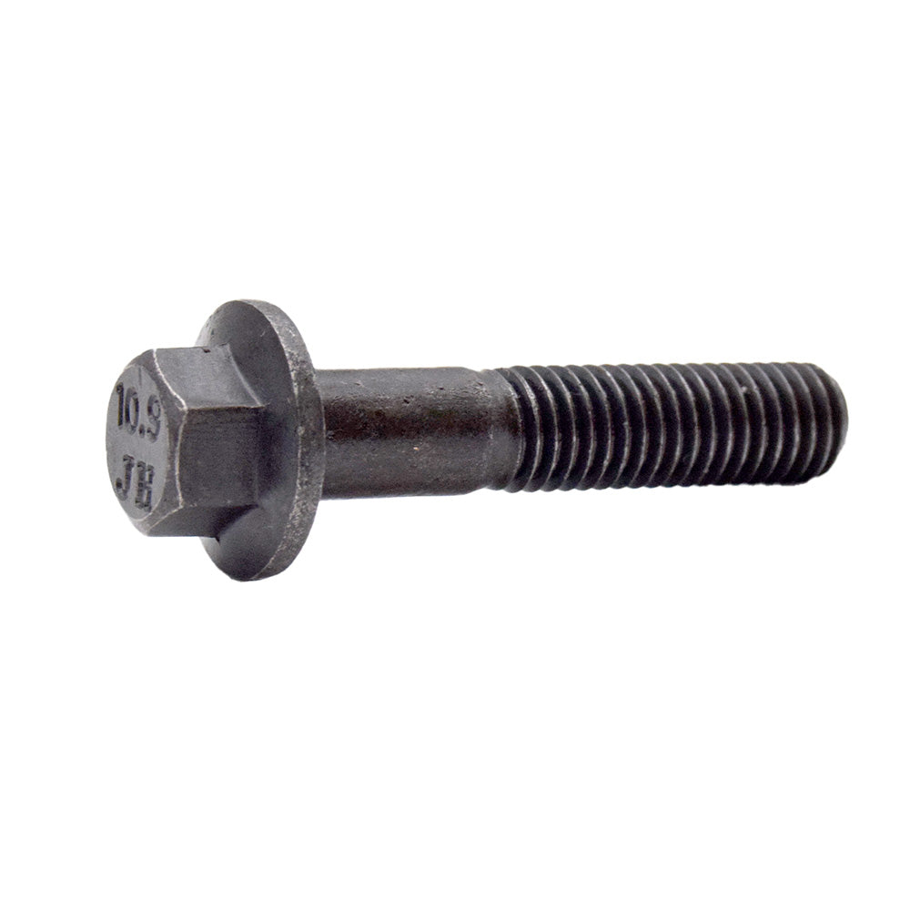 M10 x 1.50 x 30mm Reduced Head Hex Flange Screw Non Serrated Frame Bolts Plain Grade 10.9