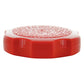 Red Rosette Thumb Screw Knob - 1/4 Inch (1-1/2 Inch Diameter)