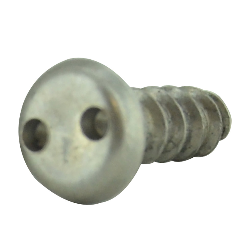 #8 x 1/2 Inch Stainless Steel Spanner Pan Head Tamper Resistant Sheet Metal Screw
