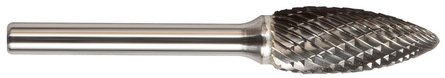 1/2 Inch Flame 1/4 Inch Shank Sh-5 Carbide Bur