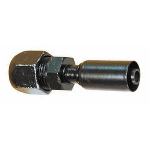 3/8 Inch x 13/32 Inch Carbon Steel 757E Series Coll-O-Crimp Male Rigid Compression Swivel With Nut and Sleeve