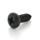 #8 x 3/8 Inch Black Oxide Alloy Steel Pan Head Type-Ab Self-Tapping Sheet Metal Screw