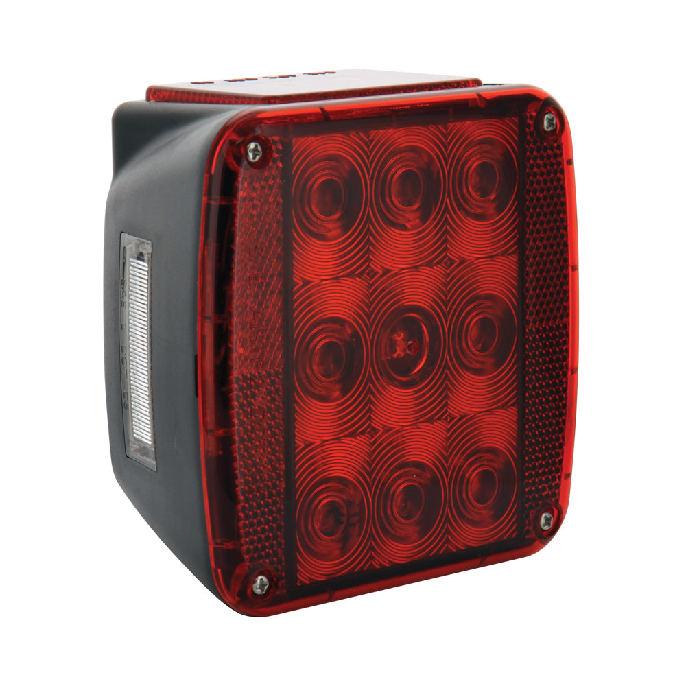 15 Diode Solid State Led Stop Turn Signal and Tail Light With License Plate Light