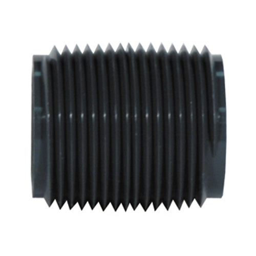 3/4 Inch x 5 Inch Mpt x Mpt Sch 80 Dark Gray Pvc Nipple