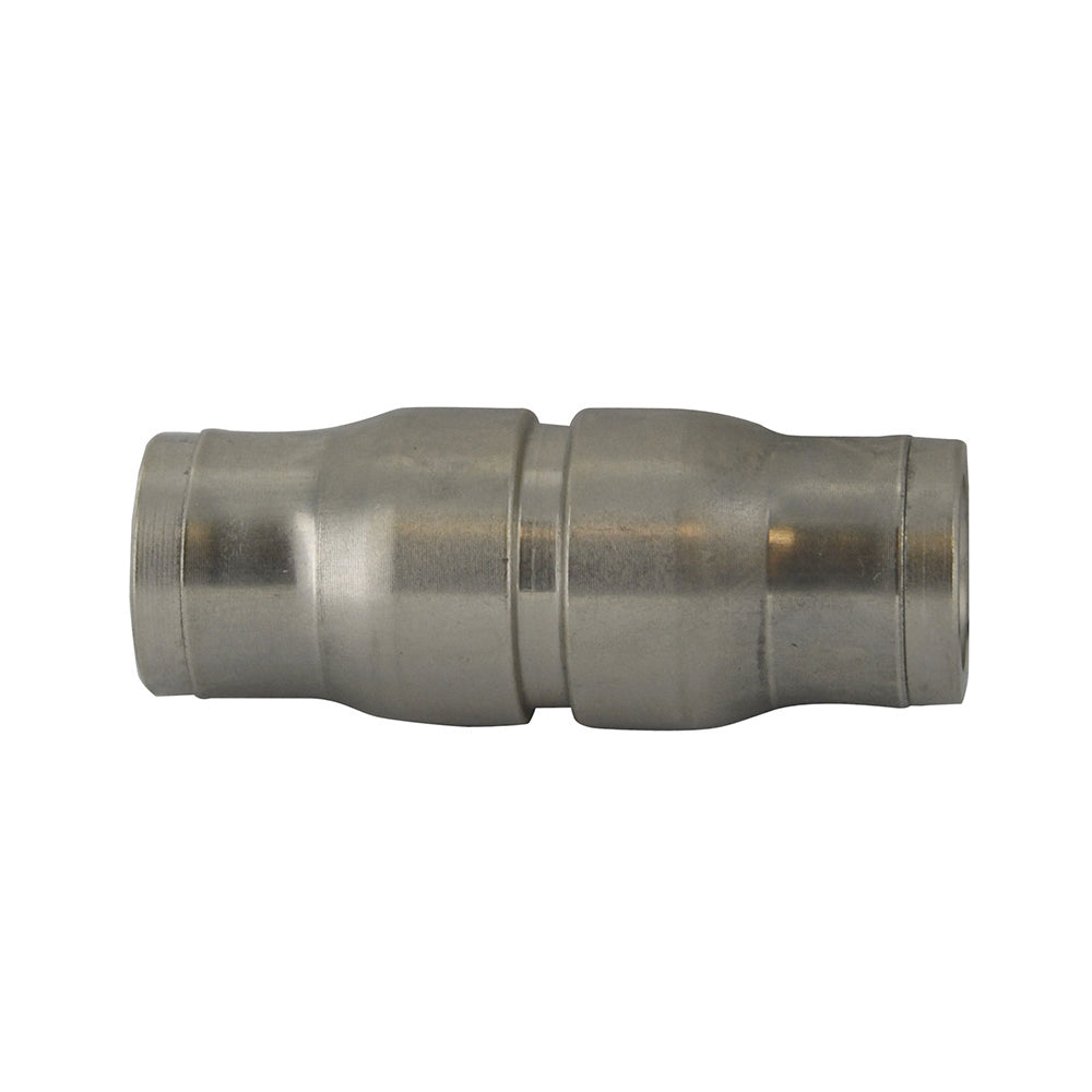 M4 Nickel Plated Brass Push-In Tube Union