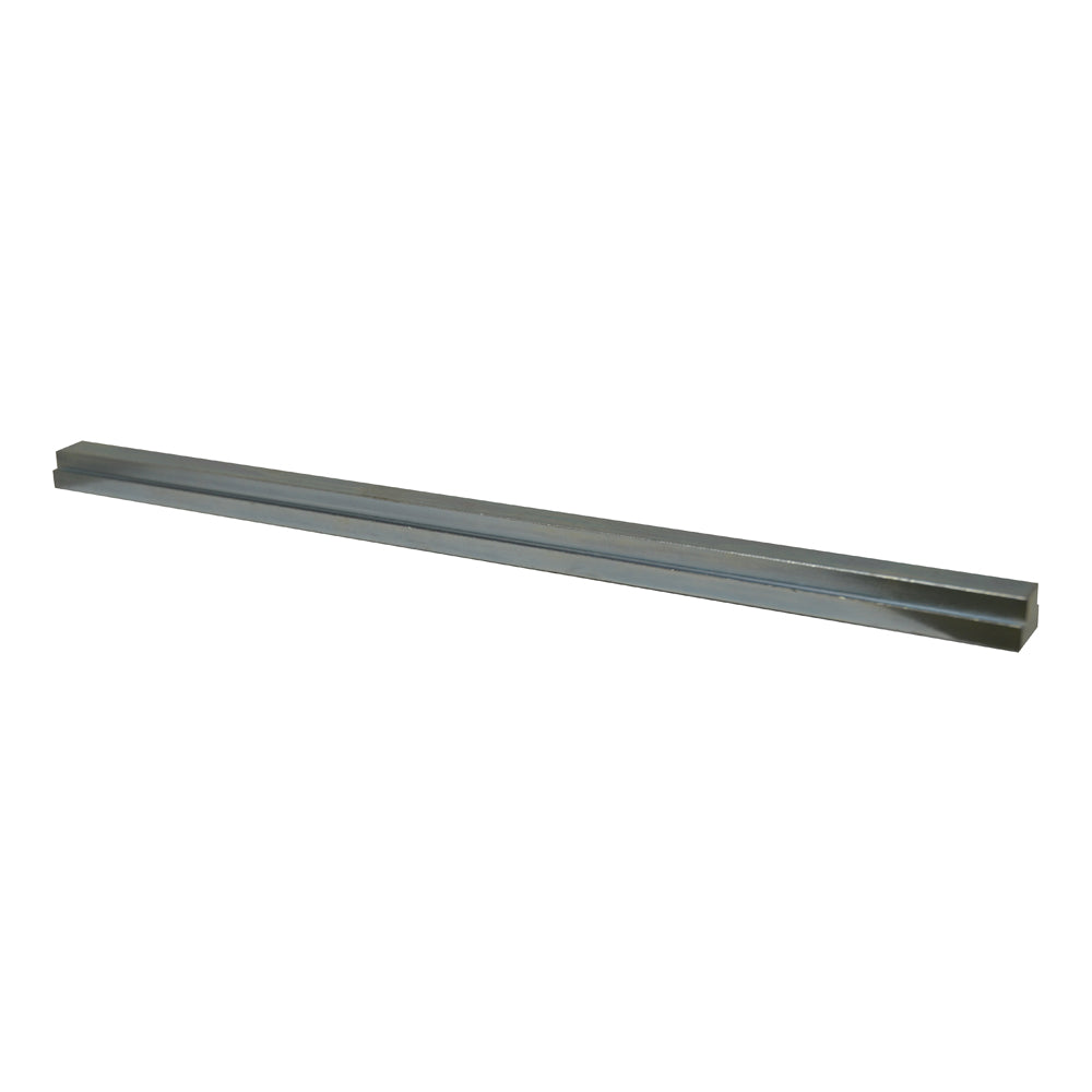 3/8 Inch x 3/4 Inch x 12 Inch Zinc Clear Carbon Steel Type-2 Step Keystock.