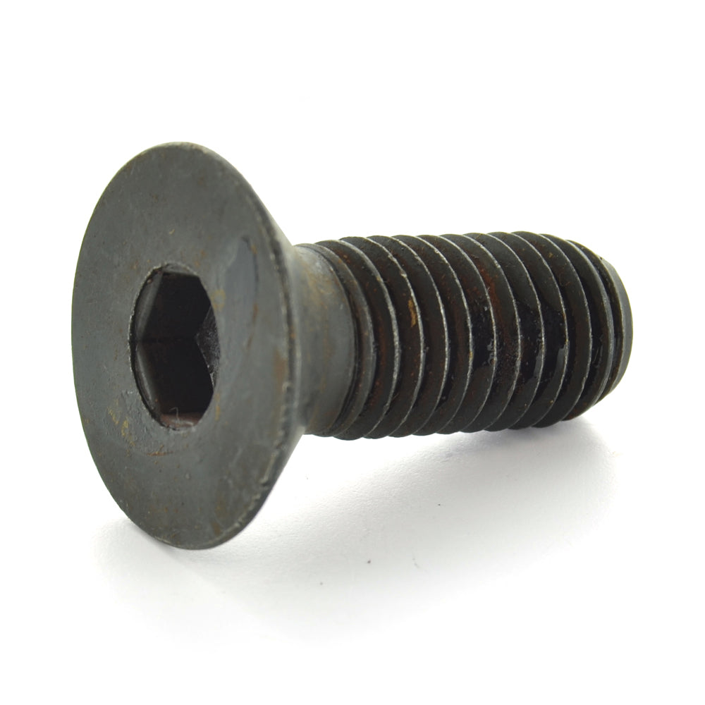 M10 x 1.5 x 25 mm Coarse Black Oxide Class 10.9 Din 7991 Flat Head Socket Cap Screw