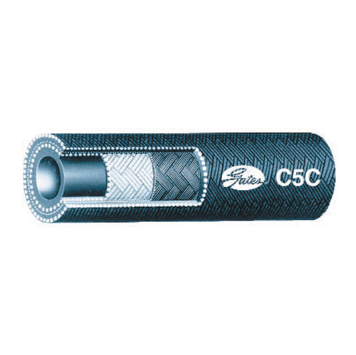 13/32 Inch ID x 0.77 Inch OD Black Synthetic Rubber C5C Hydraulic Hose - Sold Per Foot