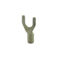 16-14 Gauge Uninsulated High Temperature Fork Spade Terminal #10 Stud