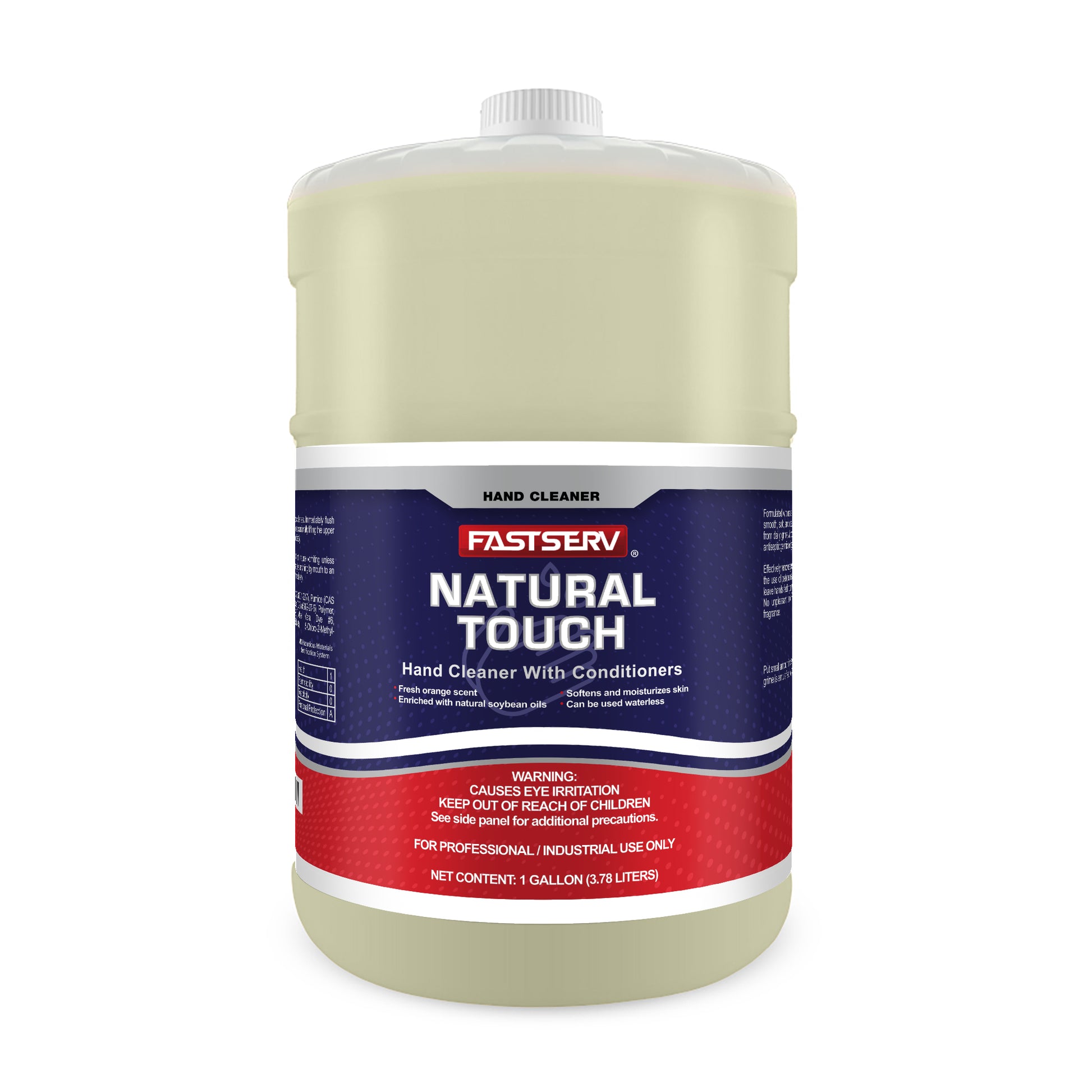 FastServ Natural Touch Hand Cleaner with Conditioners - 1 Gallon Net Wt. Bottle