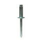 0.376 - 0.500 Inch Grip 1/8 Inch Dia x 0.65 Inch 5052 Aluminum Standard Flange Dome Head Blind Rivet