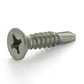 #14 X 3/4 Inch Phillips Flat Head TEK Screw 410 Stainless Steel