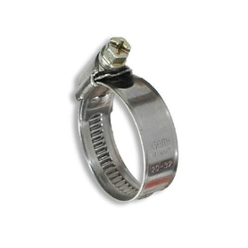 #24 Hose Clamp 1-3/8 Inch x 2 Inch 430 Stainless Steel Band Torro Non-Perforated