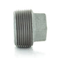 1-1/2" Schedule 40  Male NPT Galvanized Welded Malleable Iron Square Head Pipe Plug USA