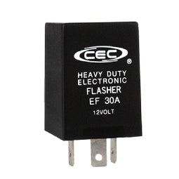 12.8 Volt 3 Pin Electronic Signal Flasher Extended Life Super-Duty