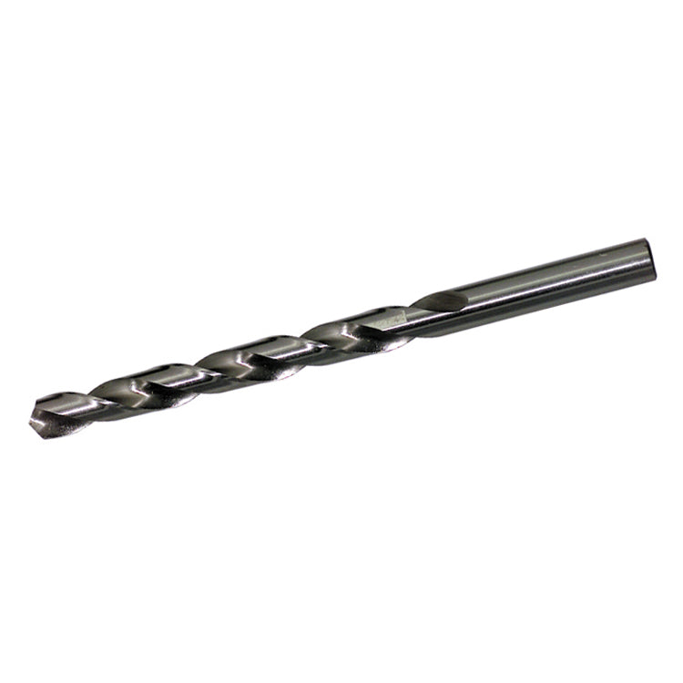 1/4 Inch x 4 Inch 118 Degree Point Spiral Flute Bright High Speed Steel Left Hand General Purpose Drill Bit