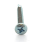 #8-18 x 1-1/4 Inch Zinc Plated Low Carbon Steel #3 Point Pan Head Self-Drilling Tek Screw