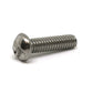 #10-24 x 1/2 Inch Stainless Steel One-Way Round Head Machine Screw