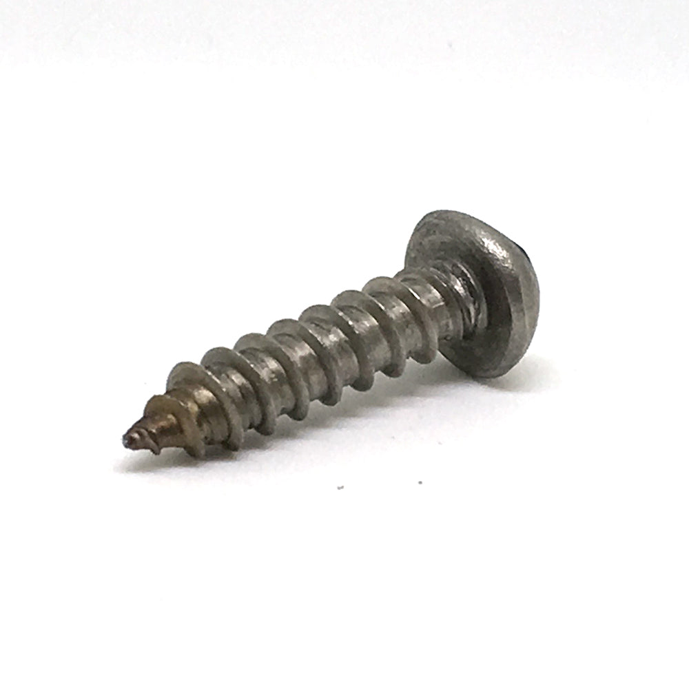 #10 x 3/4 Inch Stainless Steel One-Way Round Head Sheet Metal Screw