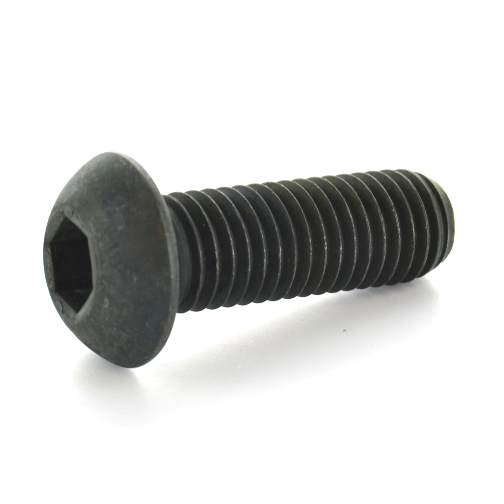 M4 x 0.7 x 12 mm Coarse Zinc Plated Class 10.9 Iso 7380-1 Button Head Socket Cap Screw