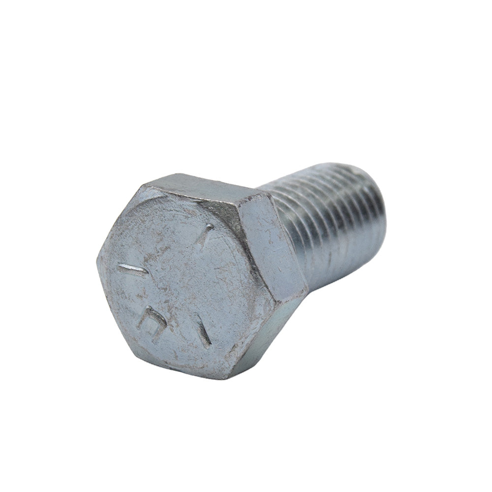 5/8-11 x 1-1/4 Inch Coarse Grade 5 Zinc Plated Steel Hex Head Cap Screw Usa