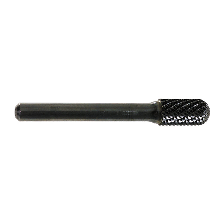 3/8 Inch Cylindrical Radius End 1/4 Inch x 6 Inch Shank Sc-3L6 Premium Carbide Bur