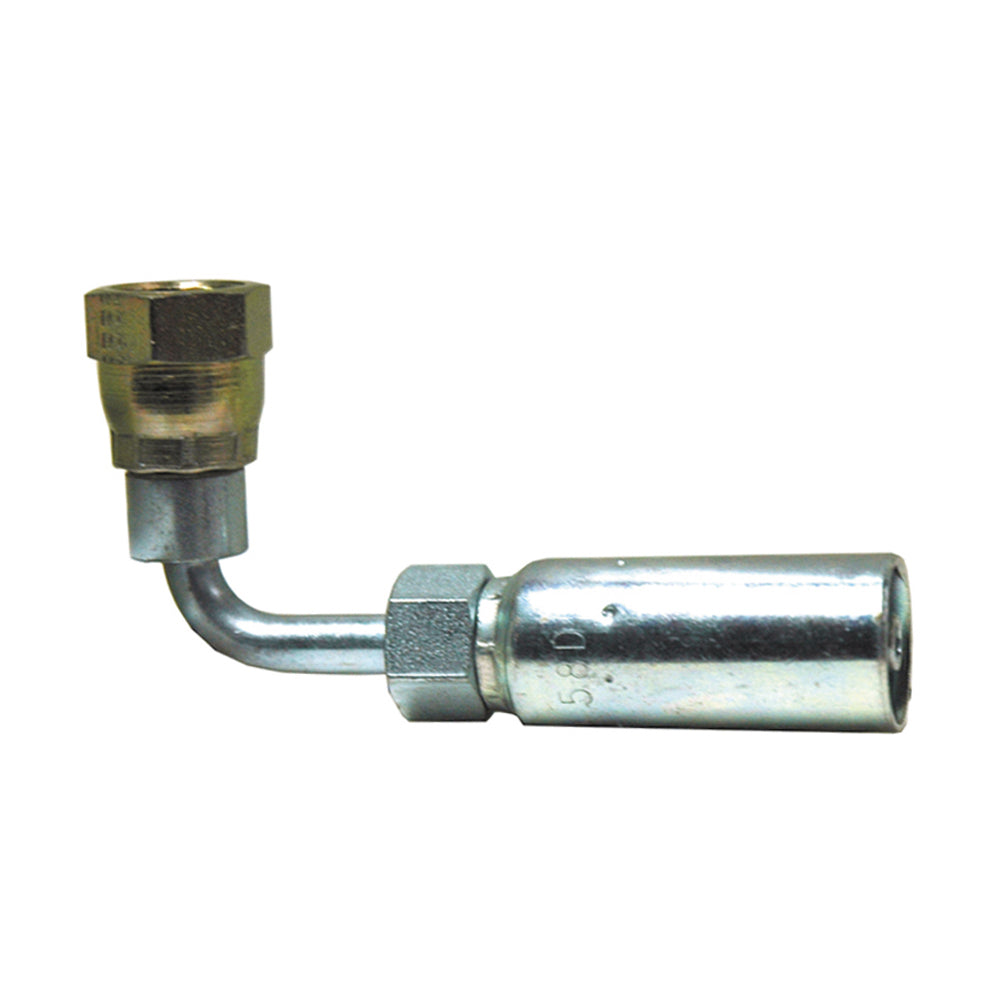 Female Swivel DIN24 Light 90 Degree Elbow 3/8 Inch Hose X M12 tube