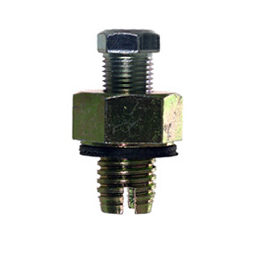 M12 x 1.75 x 19 mm Bright Zinc Plated Steel Oil Drain Plug With Washer.