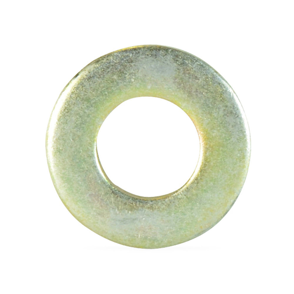 9/16 Inch Yellow Zinc Grade 8 SAE Heavy Duty Flat Washer Import