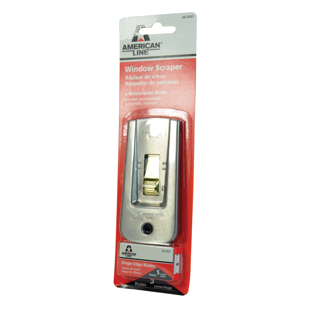 3-3/4 Inch Razor Blade Scraper Stainless Steel With 5 Blades