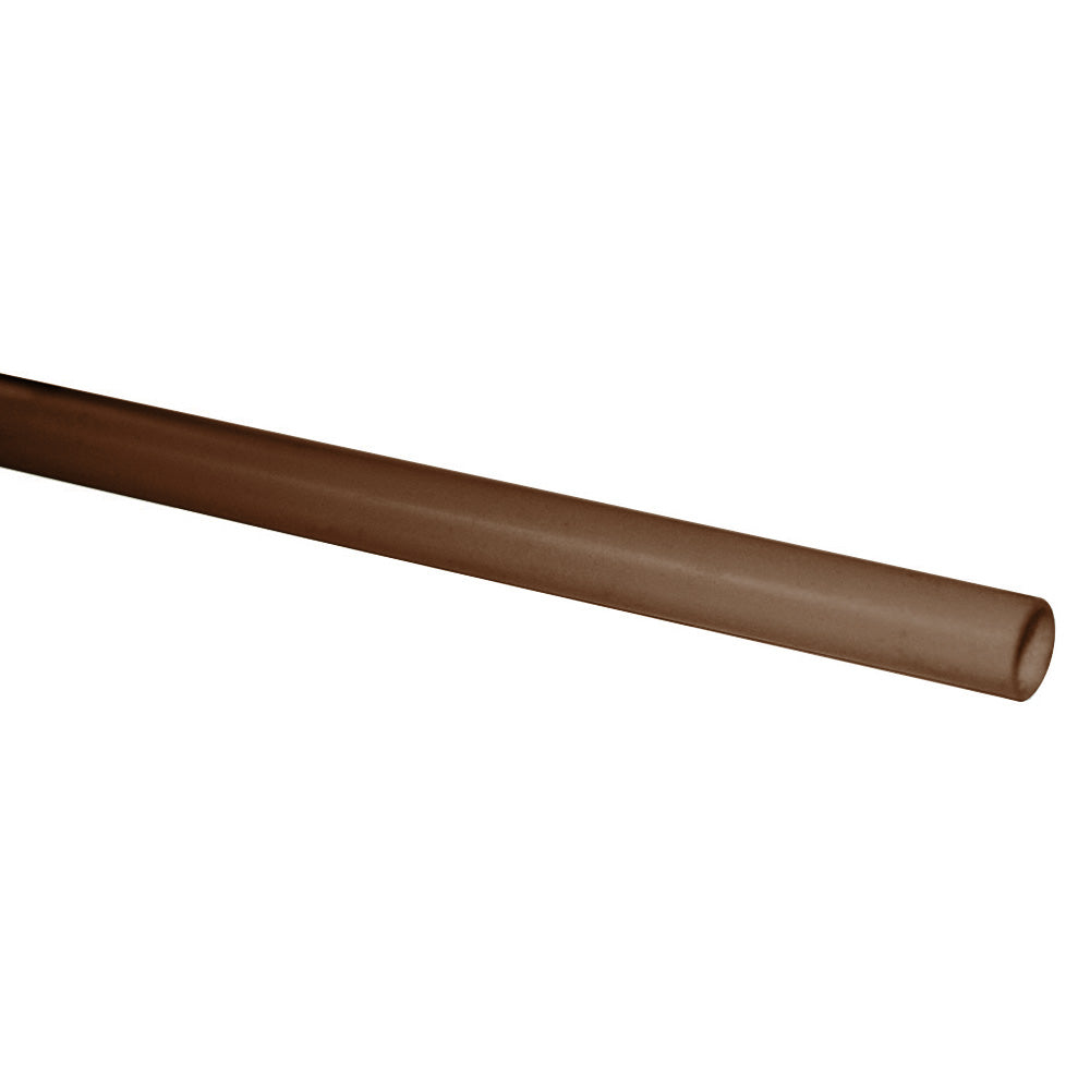 1/8 Inch Multiple Wall Heat Shrink Tubing 4' Tube Brown Polyolefin